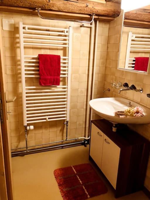 Chesa Margadant Apartment Zuoz Bagian luar foto